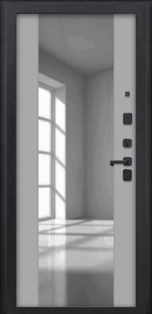 Входная дверь ДвериПРО Росна ФЛЗ-1 Шарли светлый DPRO226520 внутренняя сторона